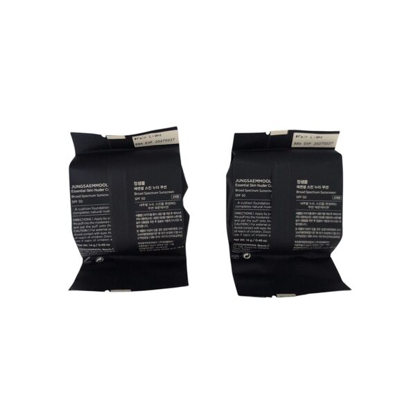Jung Saem Mool Skin Nuder Cushion Refill – Fair Light (2-Pack) | SPF 50 | Sealed - Picture 2 of 2